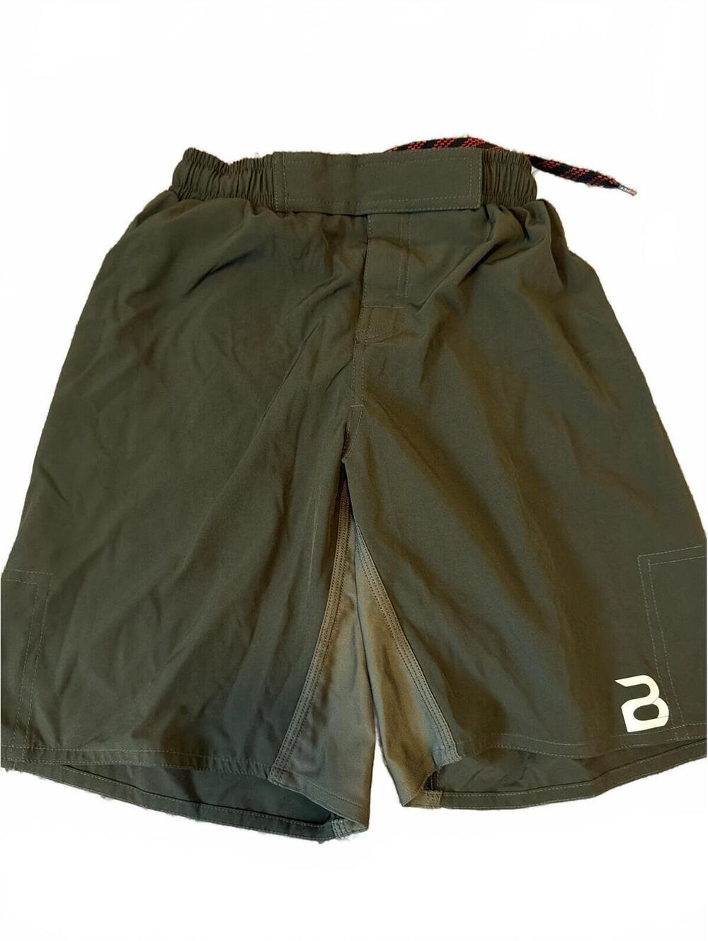 2BOLD Kids Boys Olive Green Boxing Shorts YXL - Lightweight Comfort